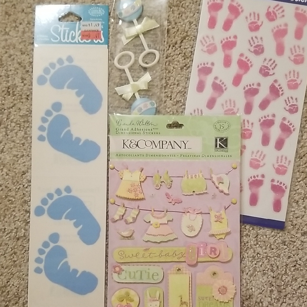 Baby Shower Sticker Set - Picture 2 of 3